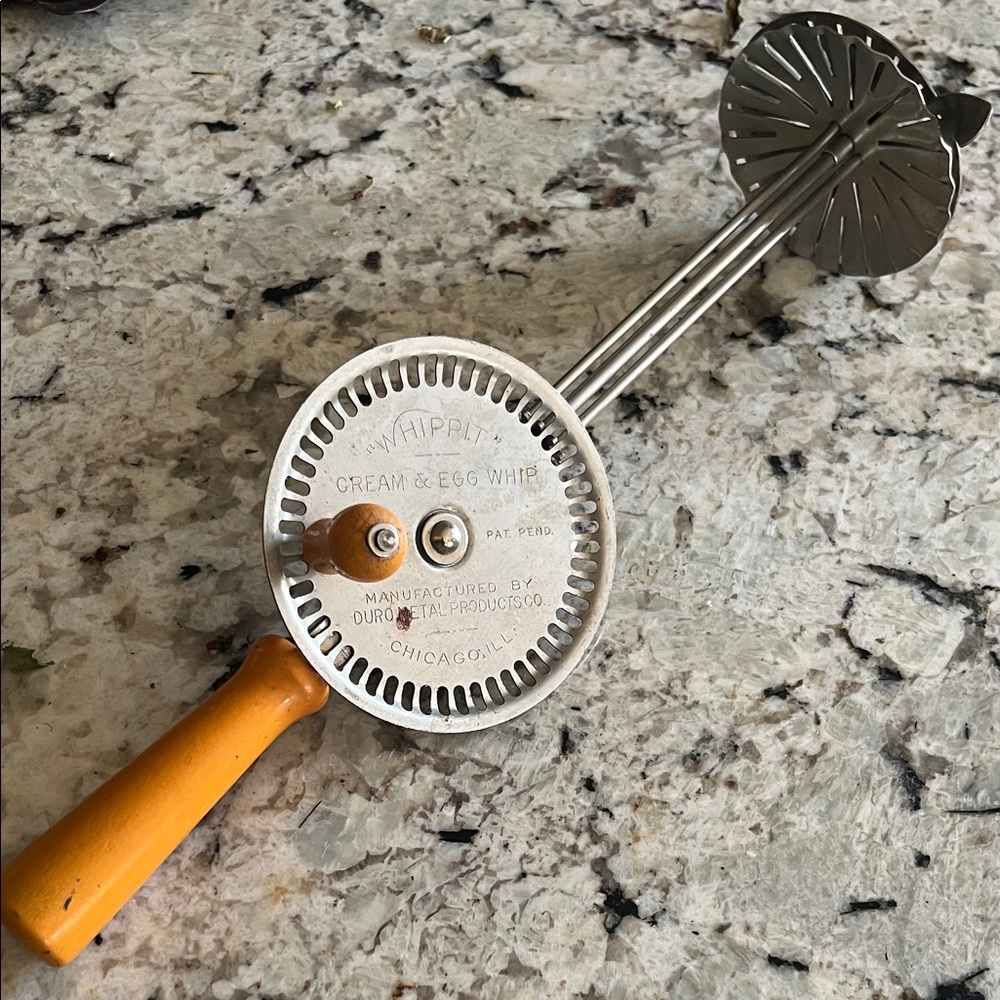 Vintage 1920’s Whippit Cream & Egg Whip by Duro